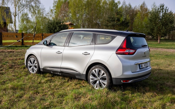 Renault Grand Scenic cena 54500 przebieg: 153100, rok produkcji 2017 z Złotów małe 46